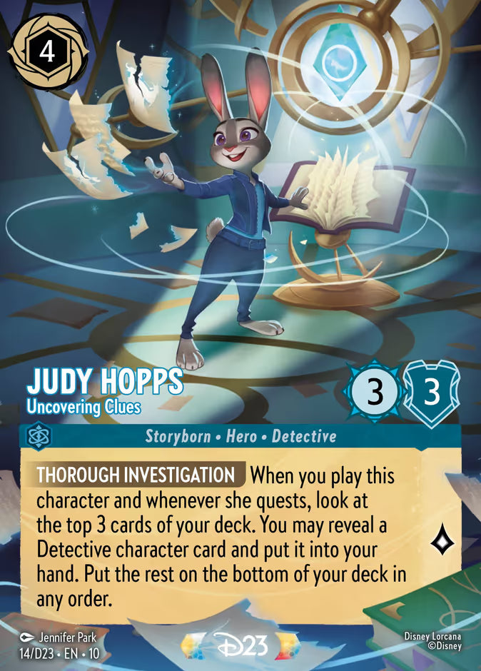 Judy Hopps - Uncovering Clues - 14 - D23 Collection