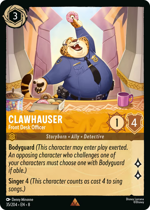 Clawhauser - Front Desk Officer - 35 - Reign of Jafar