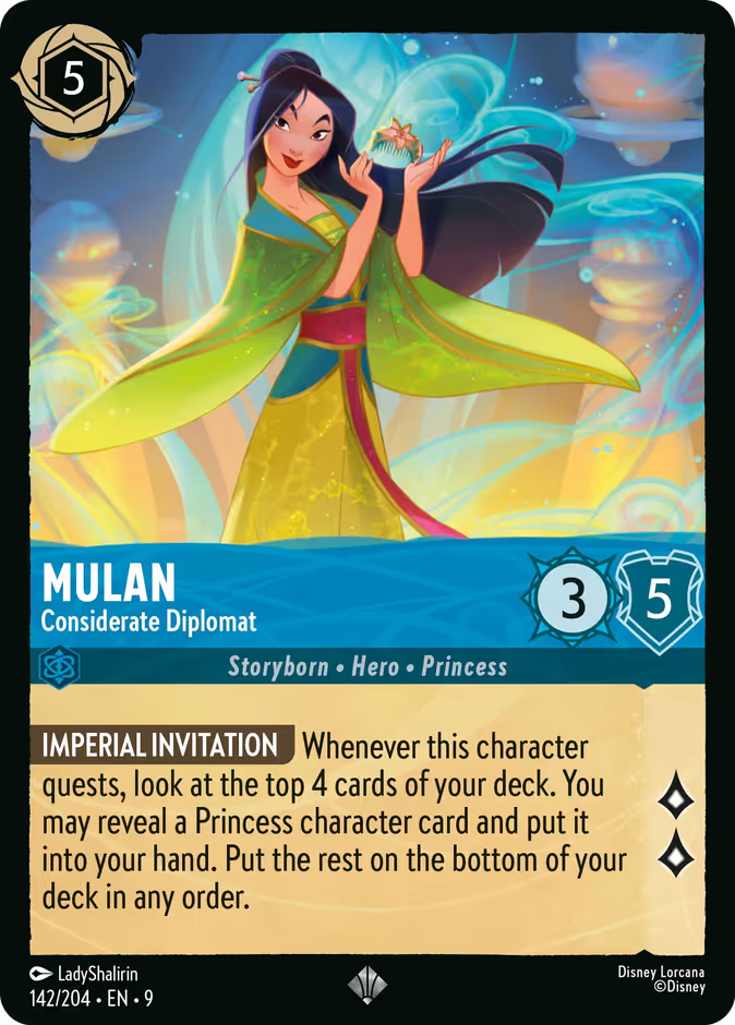 Mulan (HOLO) - Considerate Diplomat - 142 - Fabled