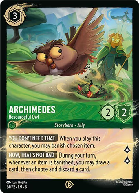 Archimedes - Resourceful Owl - 34 - Promo Set 2