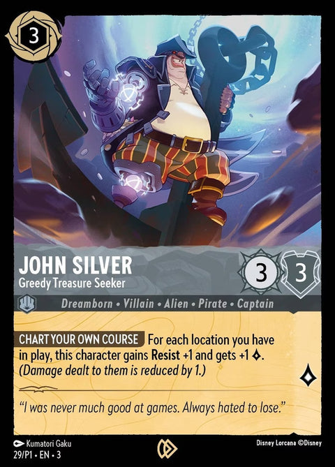 John Silver - Greedy Treasure Seeker - 29 - Promo Set 1
