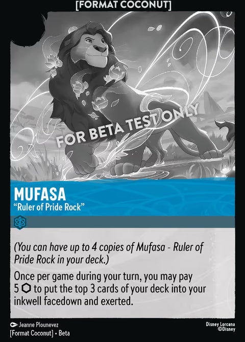 Mufasa - "Ruler of Pride Rock" - 8 - Format Coconut
