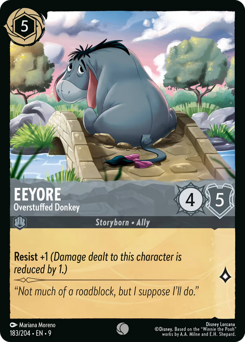 Eeyore - Overstuffed Donkey - 183 - Fabled