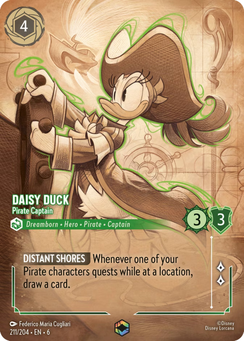 Daisy Duck - Pirate Captain - 211 - Azurite Sea