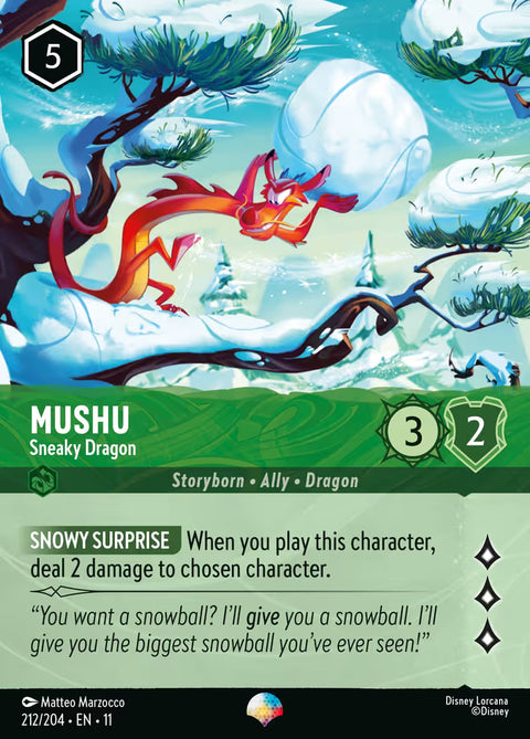 Mushu - Sneaky Dragon - 212 - Winterspell