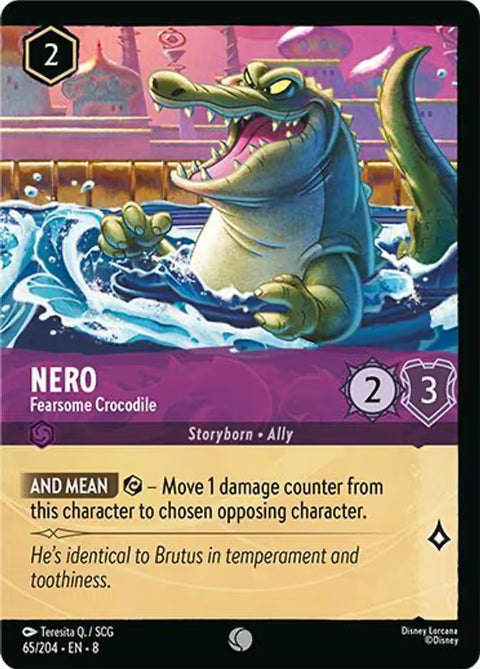Nero - Fearsome Crocodile - 65f - Reign of Jafar