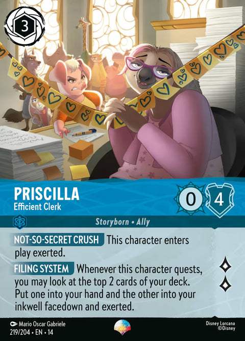 Priscilla - Efficient Clerk - 219 - Hyperia City