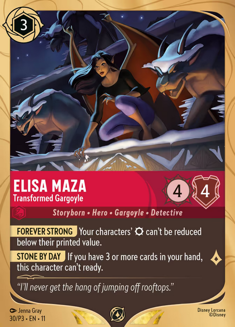 Elisa Maza - Transformed Gargoyle - 30 - Promo Set 3