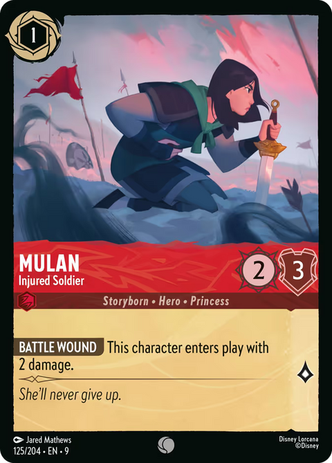 Mulan - Injured Soldier - 125 - Fabled