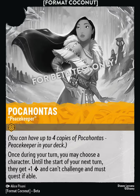Pocahontas - "Peacekeeper" - 2 - Format Coconut