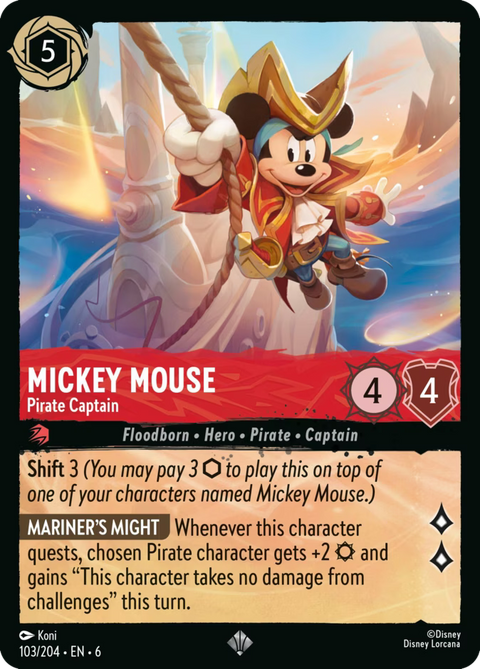Mickey Mouse - Pirate Captain - 103 - Azurite Sea
