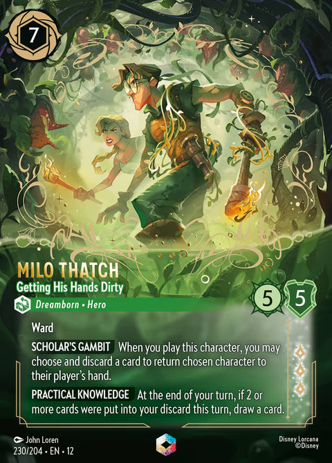 Milo Thatch - Getting His Hands Dirty - 230 - Wilds Unknown