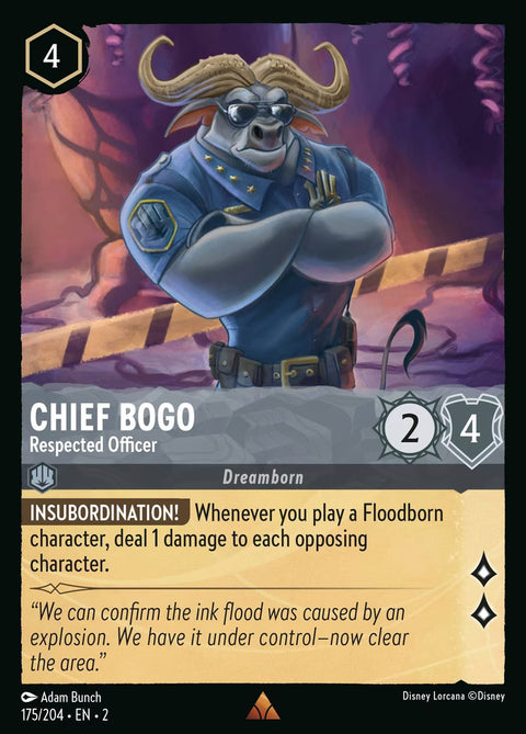Chief Bogo - Respected Officer - 175 - Rise of the Floodborn
