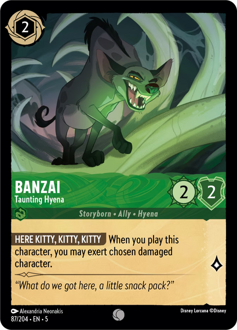 Banzai - Taunting Hyena - 87 - Shimmering Skies