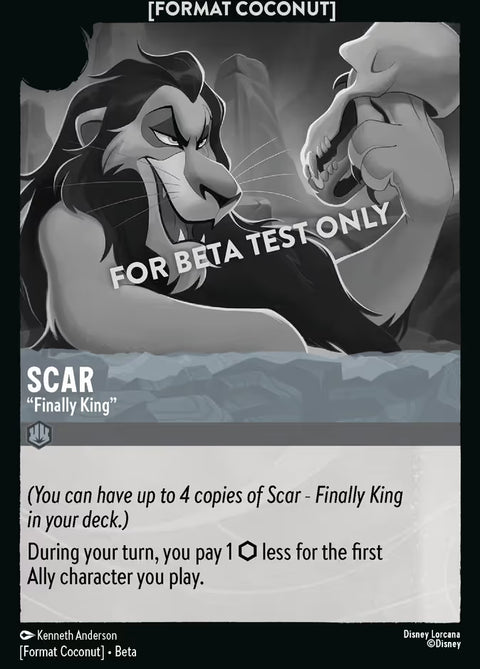 Scar - "Finally King" - 17 - Format Coconut