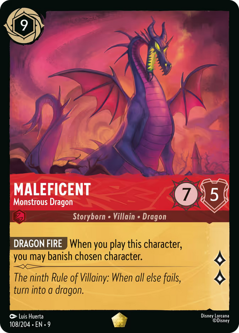 Maleficent - Monstrous Dragon - 108 - Fabled