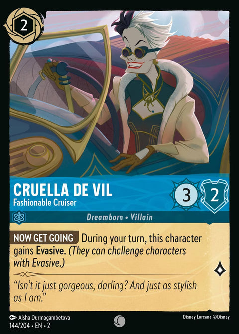 Cruella De Vil - Fashionable Cruiser - 144 - Rise of the Floodborn