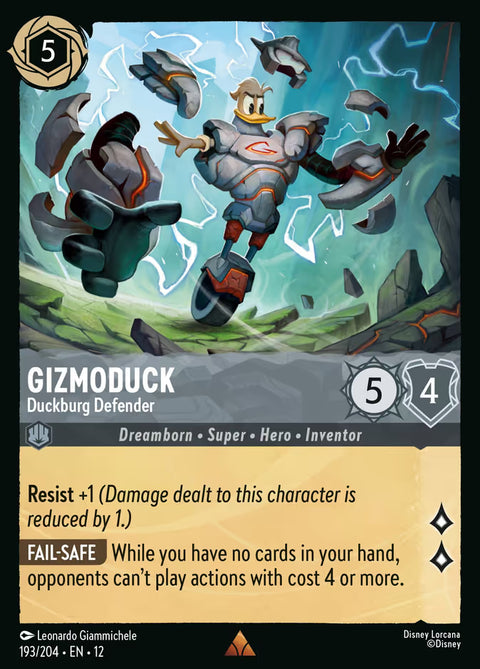 Gizmoduck - Duckburg Defender - 193 - Wilds Unknown