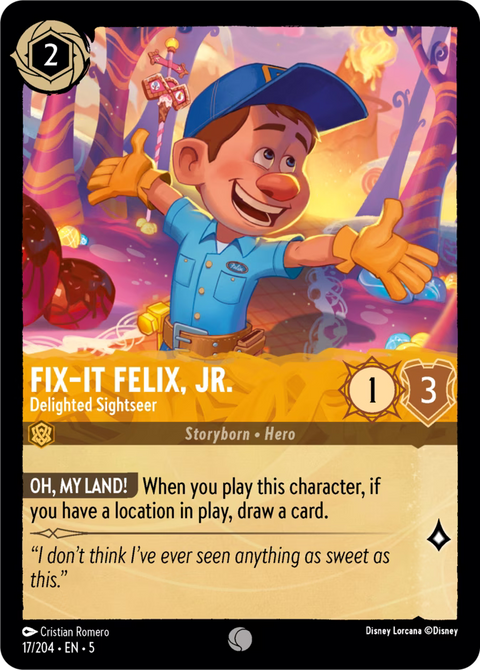 Fix-It Felix, Jr. - Delighted Sightseer - 17 - Shimmering Skies
