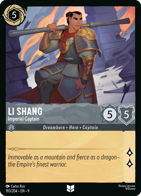 Li Shang - Imperial Captain - 193 - Fabled
