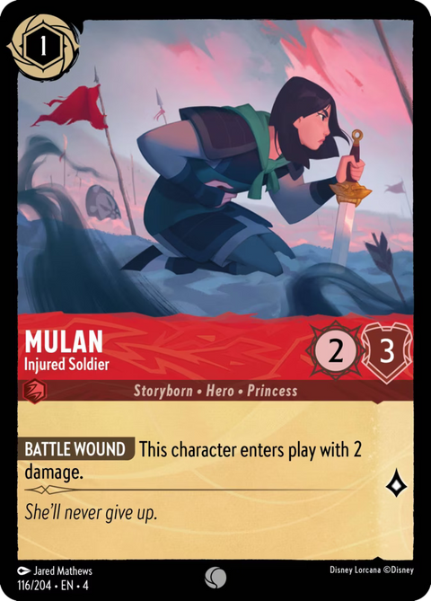 Mulan - Injured Soldier - 116 - Ursula's Return