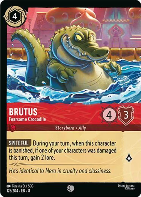 Brutus - Fearsome Crocodile - 125f - Reign of Jafar