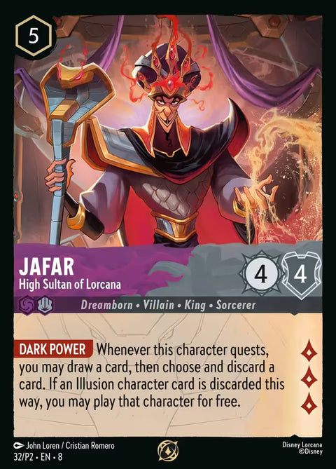 Jafar - High Sultan of Lorcana - 32 - Promo Set 2