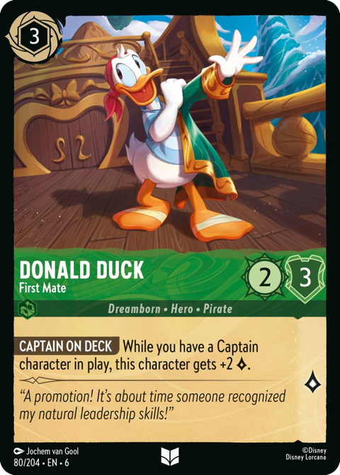 Donald Duck - First Mate - 80 - Azurite Sea