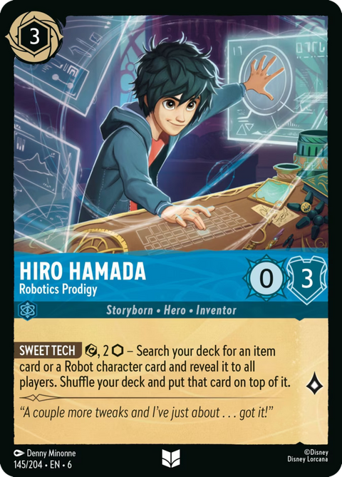 Hiro Hamada - Robotics Prodigy - 145 - Azurite Sea