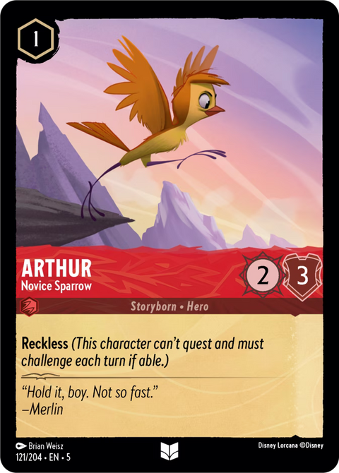 Arthur - Novice Sparrow - 121 - Shimmering Skies