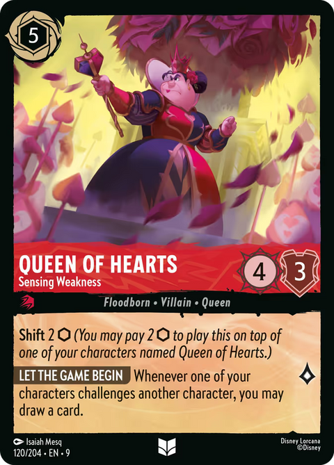 Queen of Hearts - Sensing Weakness - 120 - Fabled