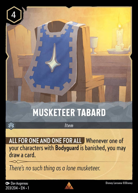 Musketeer Tabard - 203 - The First Chapter