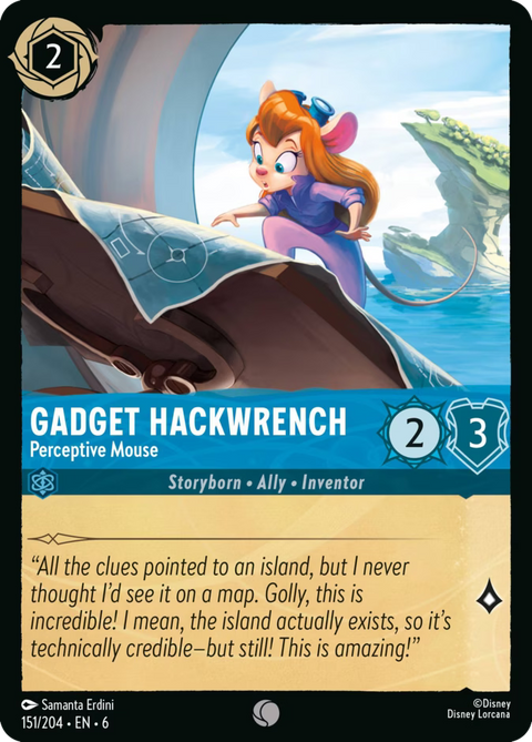 Gadget Hackwrench - Perceptive Mouse - 151 - Azurite Sea