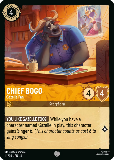 Chief Bogo - Gazelle Fan - 11 - Azurite Sea