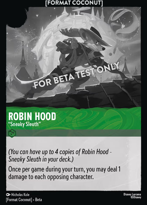 Robin Hood - "Sneaky Sleuth" - 5 - Format Coconut