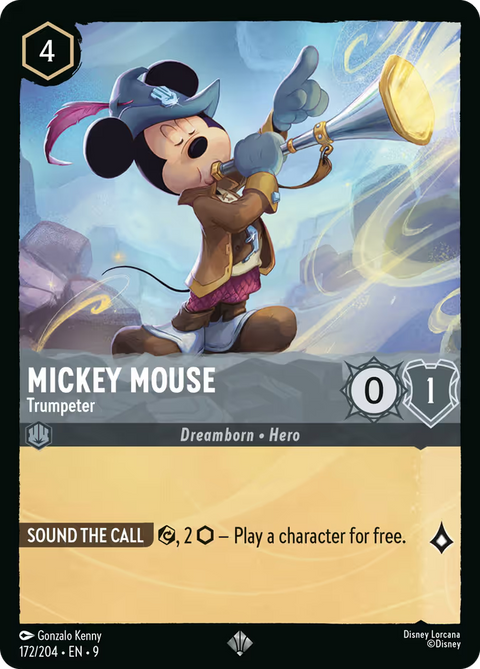 Mickey Mouse - Trumpeter - 172 - Fabled
