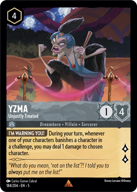 Yzma - Unjustly Treated - 184 - Shimmering Skies