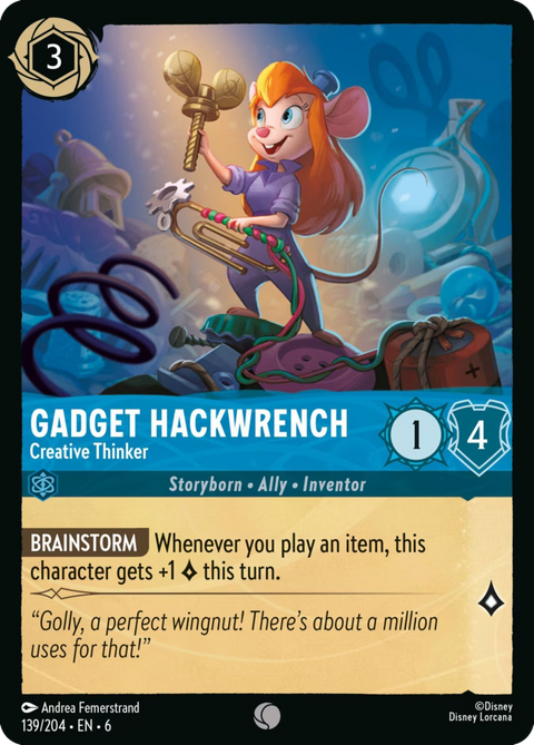 Gadget Hackwrench - Creative Thinker - 139 - Azurite Sea