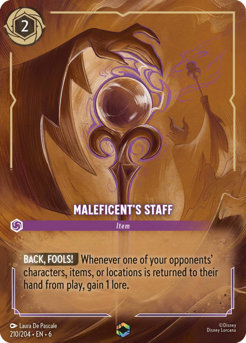 Maleficent's Staff - 210 - Azurite Sea