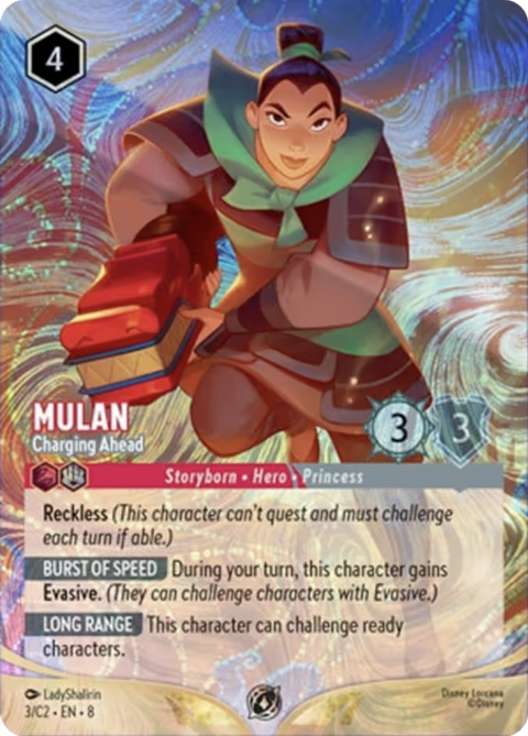 Mulan - Charging Ahead - 3 - Lorcana Challenge Year 3