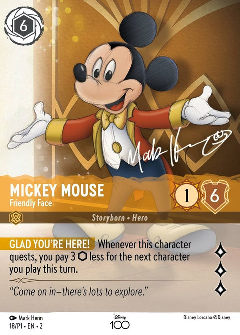 Mickey Mouse - Friendly Face - 18 - Promo Set 1