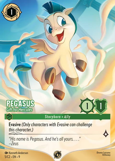 Pegasus - Gift for Hercules - 5 - Lorcana Challenge Year 3