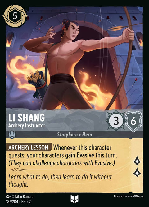 Li Shang - Archery Instructor - 187 - Rise of the Floodborn