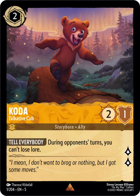 Koda - Talkative Cub - 1 - Shimmering Skies
