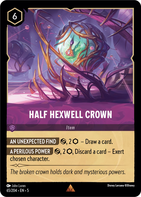 Half Hexwell Crown - 65 - Shimmering Skies