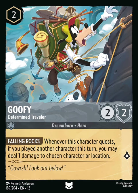 Goofy - Determined Traveler - 189 - Wilds Unknown