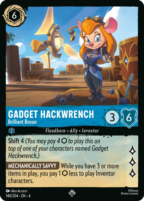 Gadget Hackwrench - Brilliant Bosun - 140 - Azurite Sea