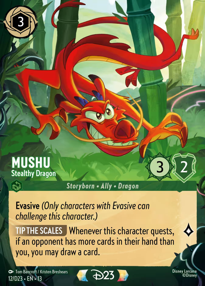 Mushu - Stealthy Dragon - 12 - D23 Collection