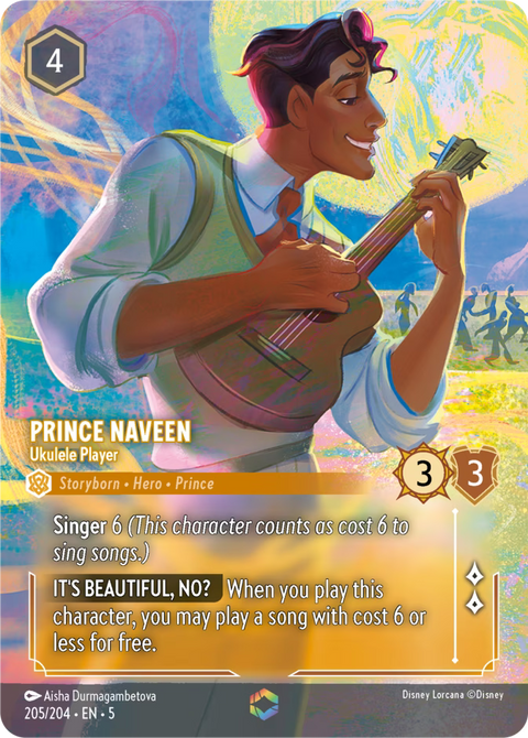 Prince Naveen - Ukulele Player - 205 - Shimmering Skies