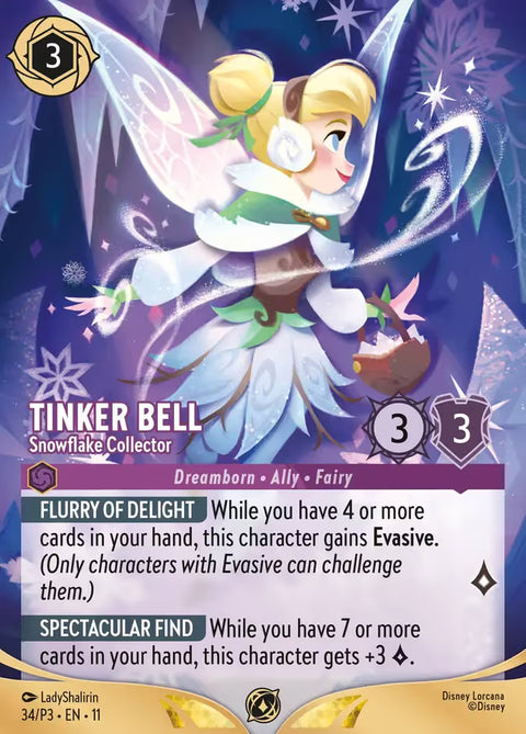 Tinker Bell - Snowflake Collector - 34 - Promo Set 3